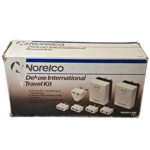 Genuine Norelco  Deluxe International‎ Travel Kit Converters & Adaptor Plugs